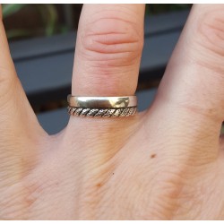 Zilveren ring verstelbaar