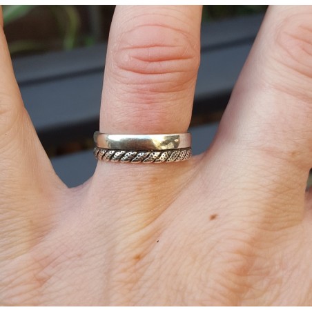 Zilveren ring verstelbaar