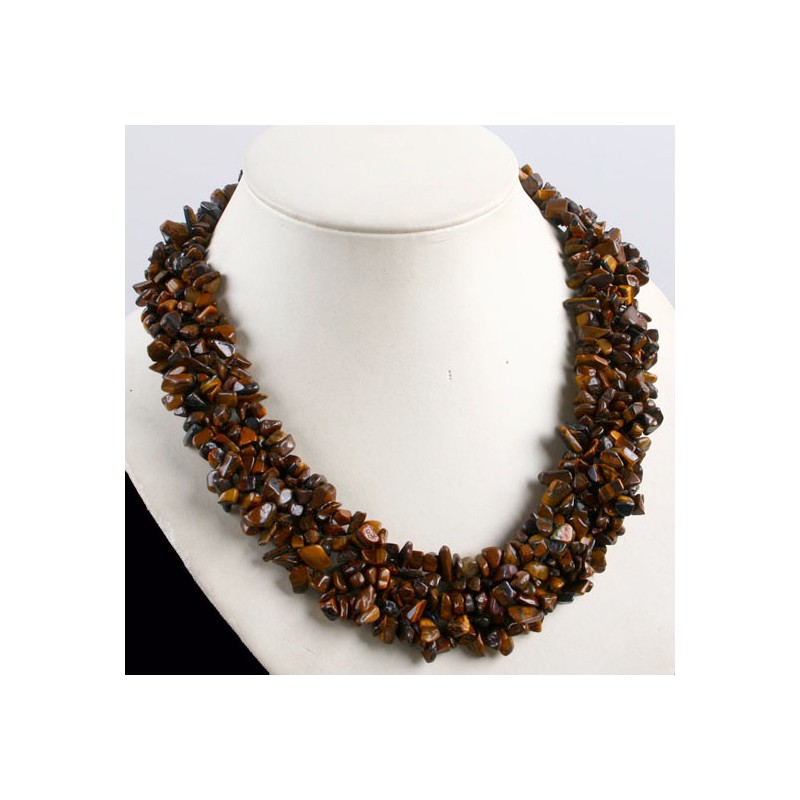 Brede splitketting van Tijgeroog