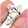 925 Sterling zilveren ring met Citrien maat 16.5 mm
