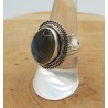 Zilveren ring gezet met Labradoriet ring maat 17.3 mm