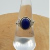 Zilveren ring gezet met Lapis Lazuli 16.5 mm