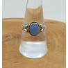 Zilveren ring gezet met Chalcedoon 18 mm