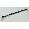 Zilveren edelsteen armband met ovale Granaten