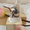Zilveren Ganesha olifant ring 18.5 mm