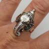 Zilveren Ganesha olifant ring 18.5 mm