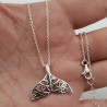 Zilveren ketting met Dolphin tale hanger
