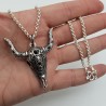 Zilveren ketting met Buffalo hanger
