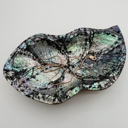 Rosé vergulde slangenketting 1mm 61 cm