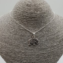 Zilveren ketting met olifant hanger