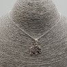 Zilveren ketting met olifant hanger
