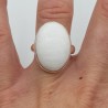 Zilveren ring gezet met Scoleciet 17.7 mm