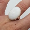 Zilveren ring gezet met Scoleciet 17.7 mm