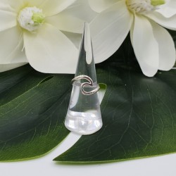 Zilveren wave ring