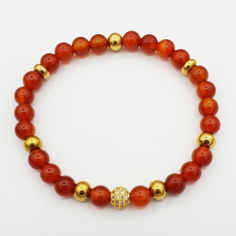 Armband van Carneool