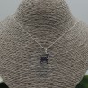 Zilveren ketting met Chihuahua hanger