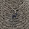 Zilveren ketting met Chihuahua hanger