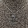 Zilveren ketting met haaientand hanger