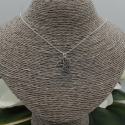 Zilveren ketting met eenhoorn hanger