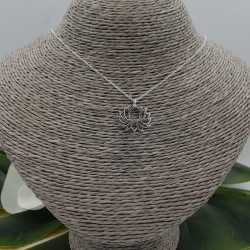 925 Sterling zilveren ketting met lotus hanger