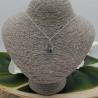 925 Sterling zilveren ketting met ovale hanger met lotus