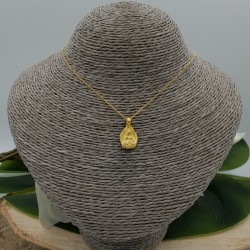 Vergulde ketting met Boeddha hanger