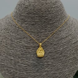 Vergulde ketting met Boeddha hanger