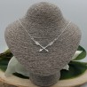 Zilveren ketting met twee pijlen