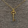 Vergulde ketting met sleutel hanger