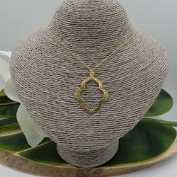 Vergulde ketting met Marakesh hanger