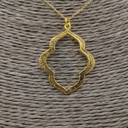 Vergulde ketting met Marakesh hanger