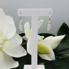 Zilveren oorbellen met zeepaard hanger