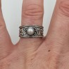 Zilveren ring met Parel