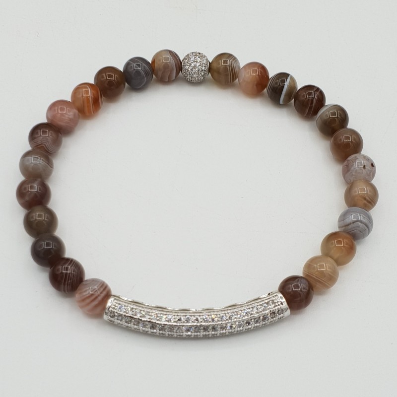 Armband van Botswana Agaat