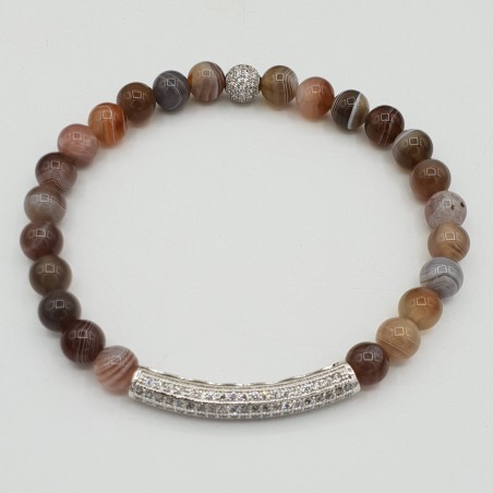 Armband van Botswana Agaat