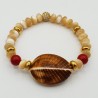 Armband met Parelmoer Koraal en schelp