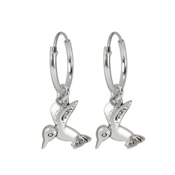 Creolen met vogel hanger