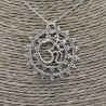Zilveren ketting met Ohm teken hanger