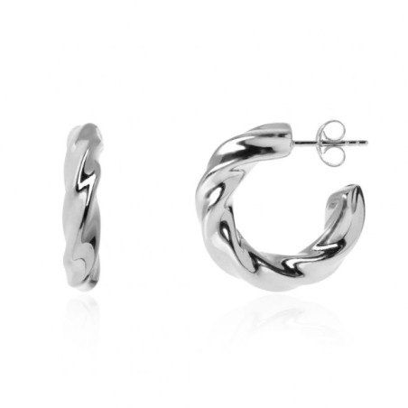 925 Sterling zilveren twisted creolen