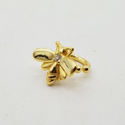 Vergulde earcuffs bij