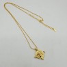 Vergulde ketting met Romeinse munt hanger