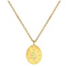 Vergulde ketting met slangen hanger