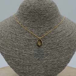 Vergulde ketting met slangen hanger
