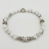Armband met witte Howliet