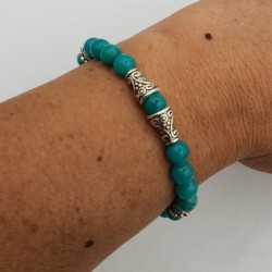 Armband van zee groene Jade