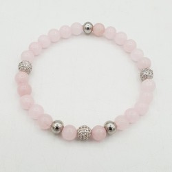 Armband van Rozenkwarts