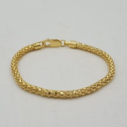 Vergulde kabel armband
