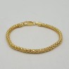 Vergulde kabel armband