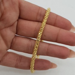 Vergulde kabel armband