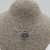 925 Sterling zilveren choker ketting met lotus hanger